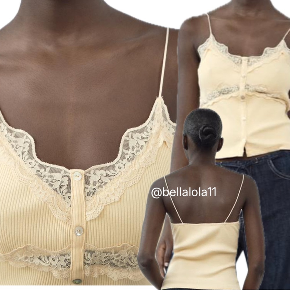 NEW ZARA LACE TOP